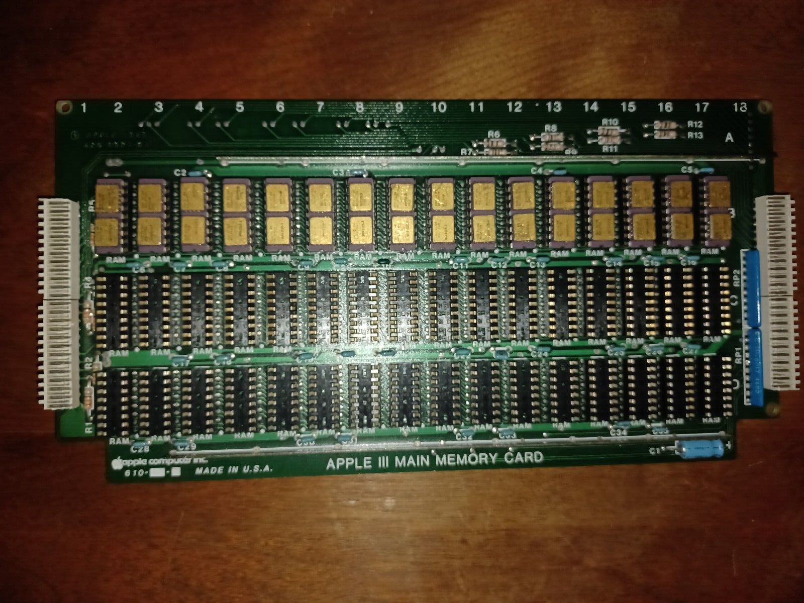 Vintage 1980 APPLE III 128k? Main Memory Card 820-0021-01