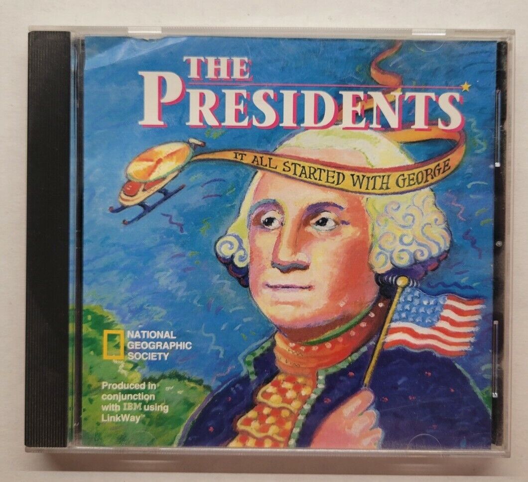 The Presidents It All Started With George National Geographic CD-ROM