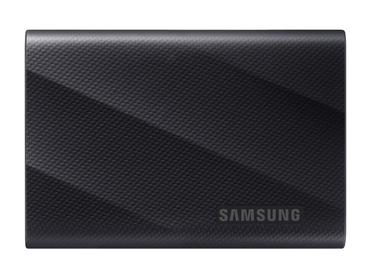 SAMSUNG 2TB T9 Portable External SSD Black 2,000MB/s USB  3.2 Gen2 Solid State