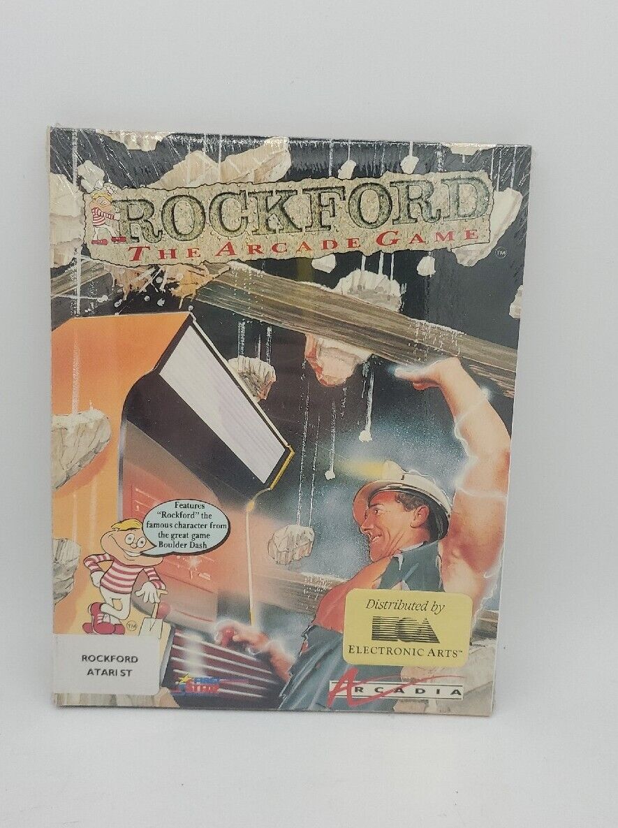Rockford (Atari 1040/520 ST 1987) NEW Disk By Arcadia