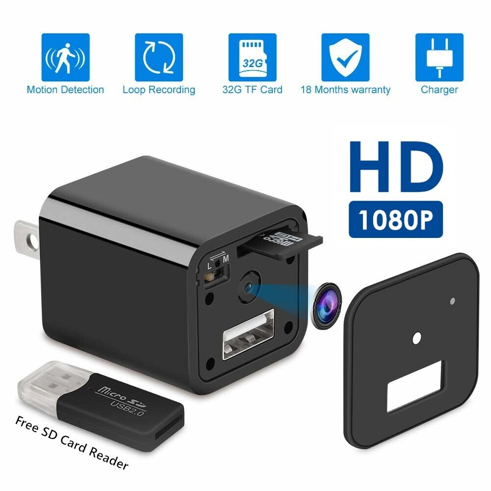 Mini Spy Camera Security Nanny Cam Hidden Motion Detection DVR 1080P Full HD