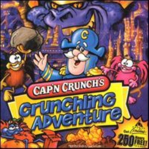 Cap'n Crunchs Crunchline Adventure PC MAC CD kids save creature feed cereal game