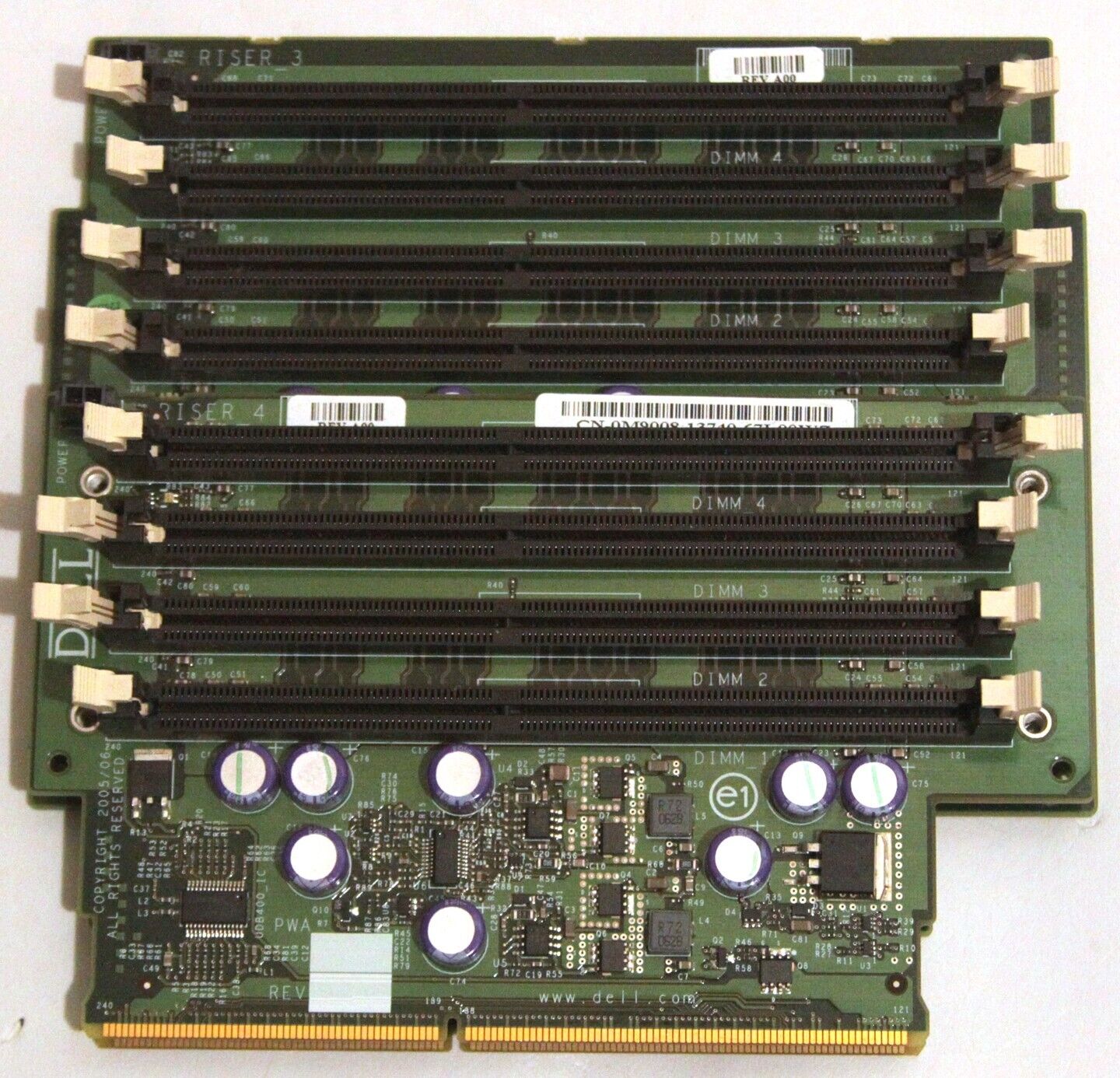 Dell JF806 Memory Extension Riser Board for Dell Precision 690 L-F Rare Works