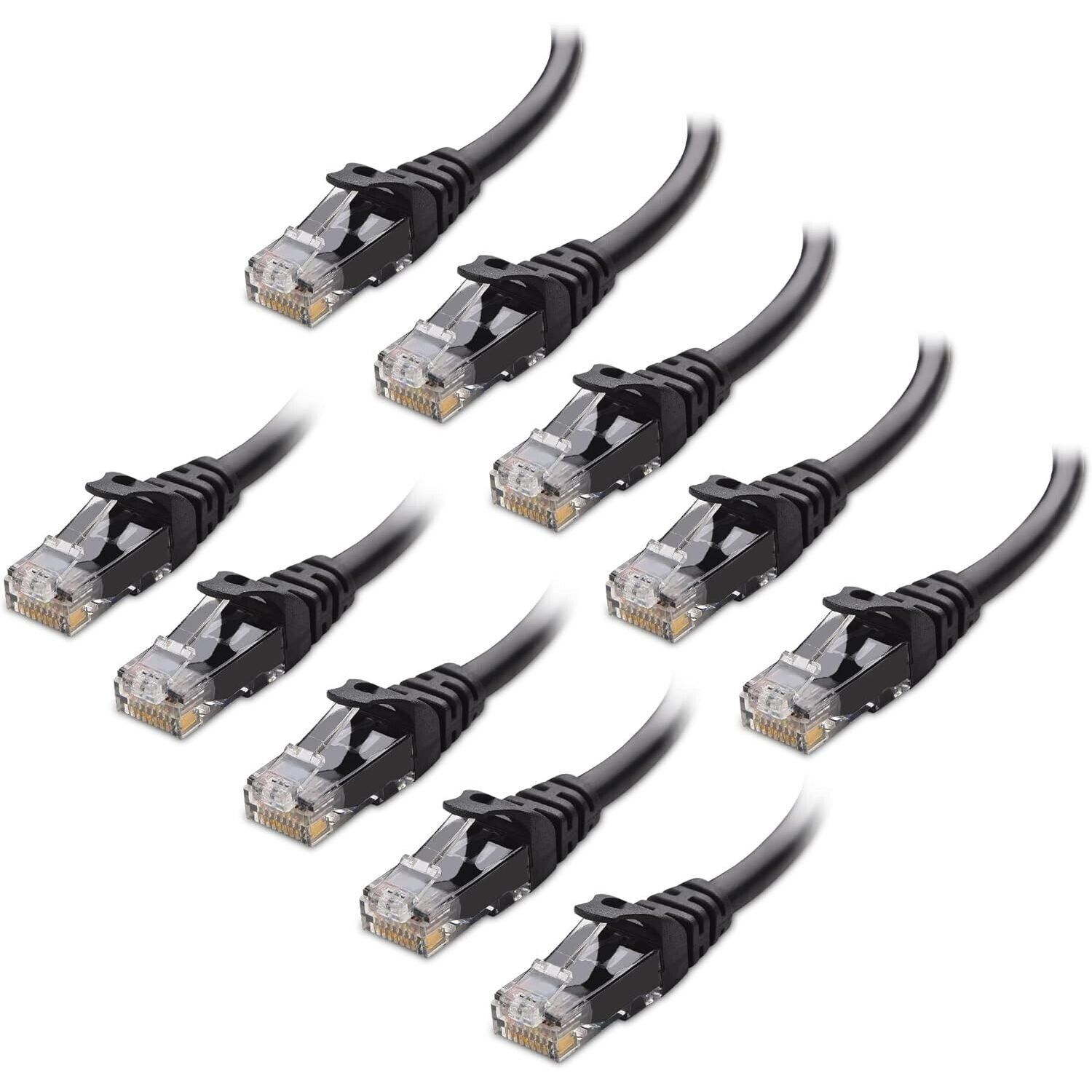 Cable Matters 10Gbps 10-Pack Snagless Short Cat 6 Ethernet Cable 1 Ft