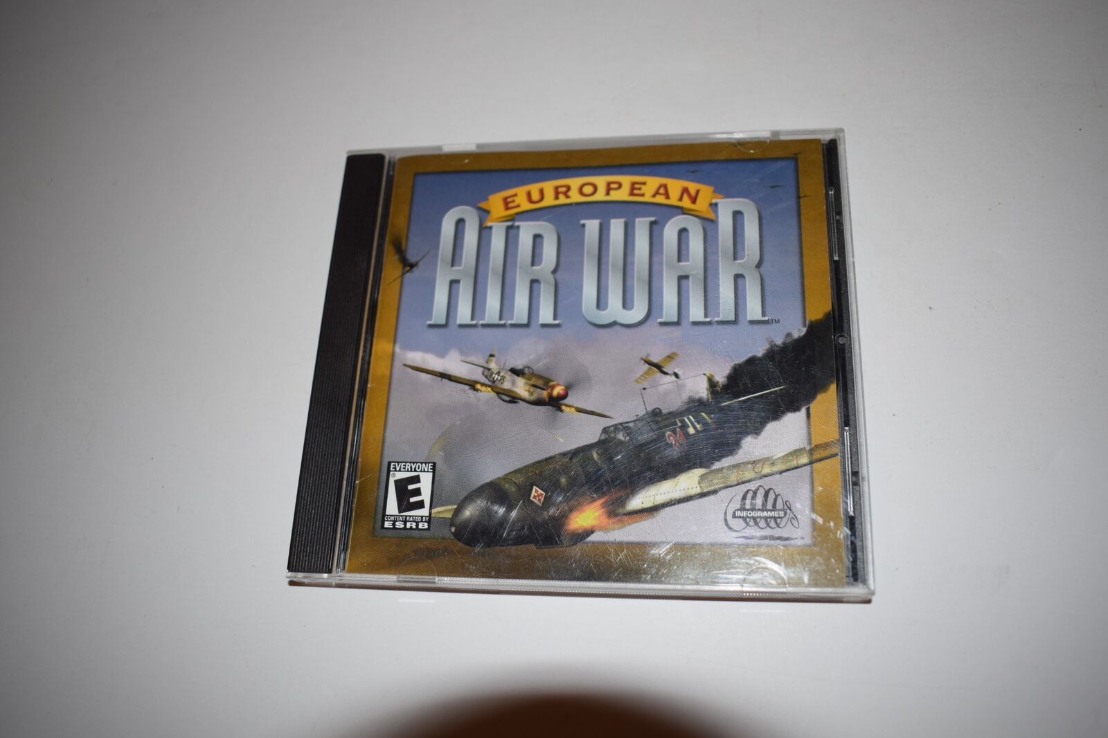 EUROPEAN AIR WAR - 2001 INFOGRAMES PC CD-ROM WWII FLIGHT VIDEO GAME (MVY42)