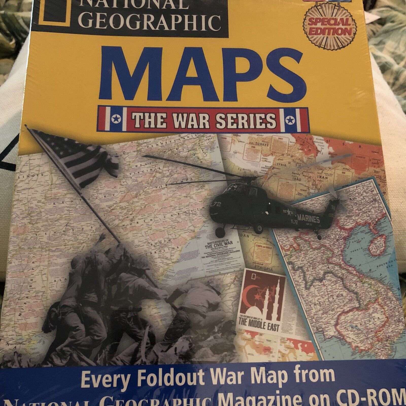 The War Series Limited Edition National Geographic Maps PC CD-ROM New Sealed
