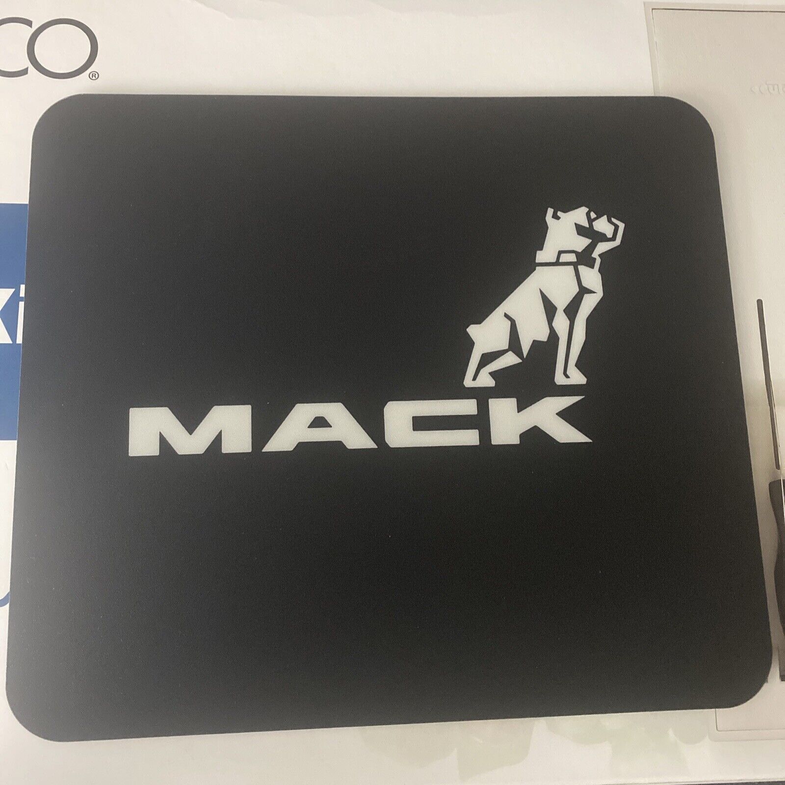 Mack Trucks Bulldog Logo School/Work/ Office Computer Mouse Pad