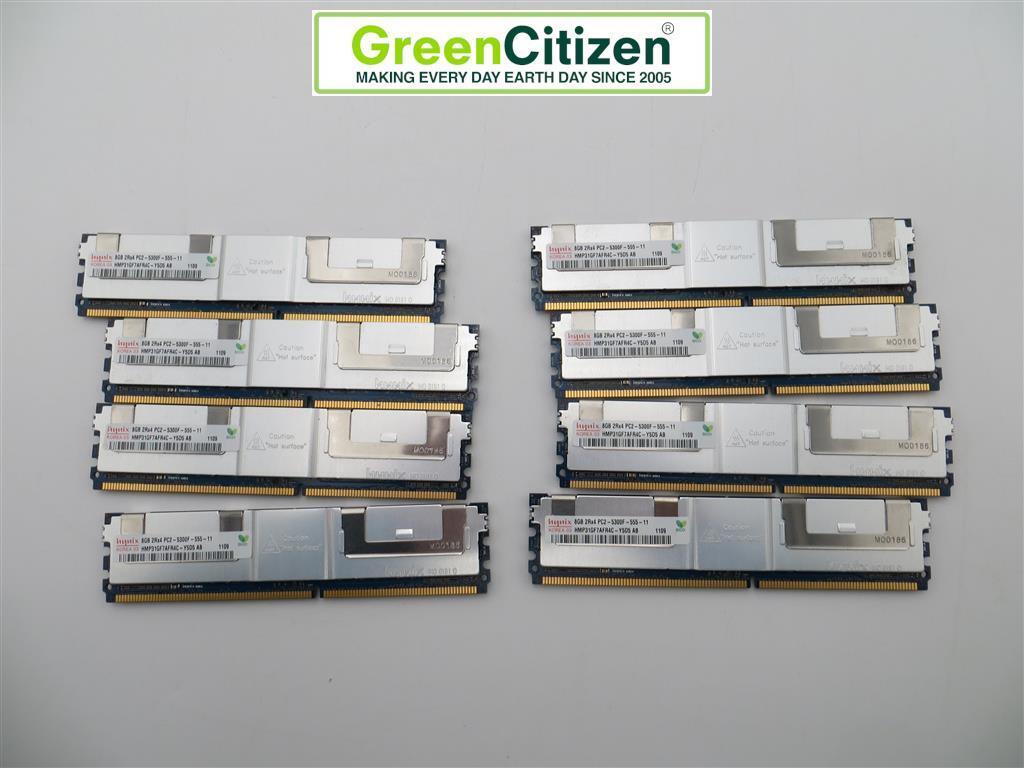 Lot of 8 Hynix HMP31GF7AFR4C-Y5D5 8GB DDR2 PC2-5300F