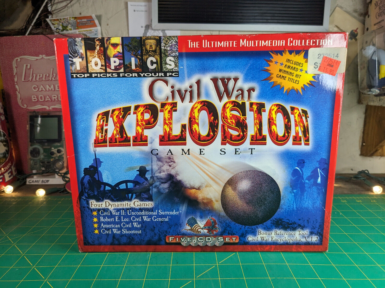 Civil War Explosion Game Set PC 5 CD Mega Set COMPLETE 100%; 