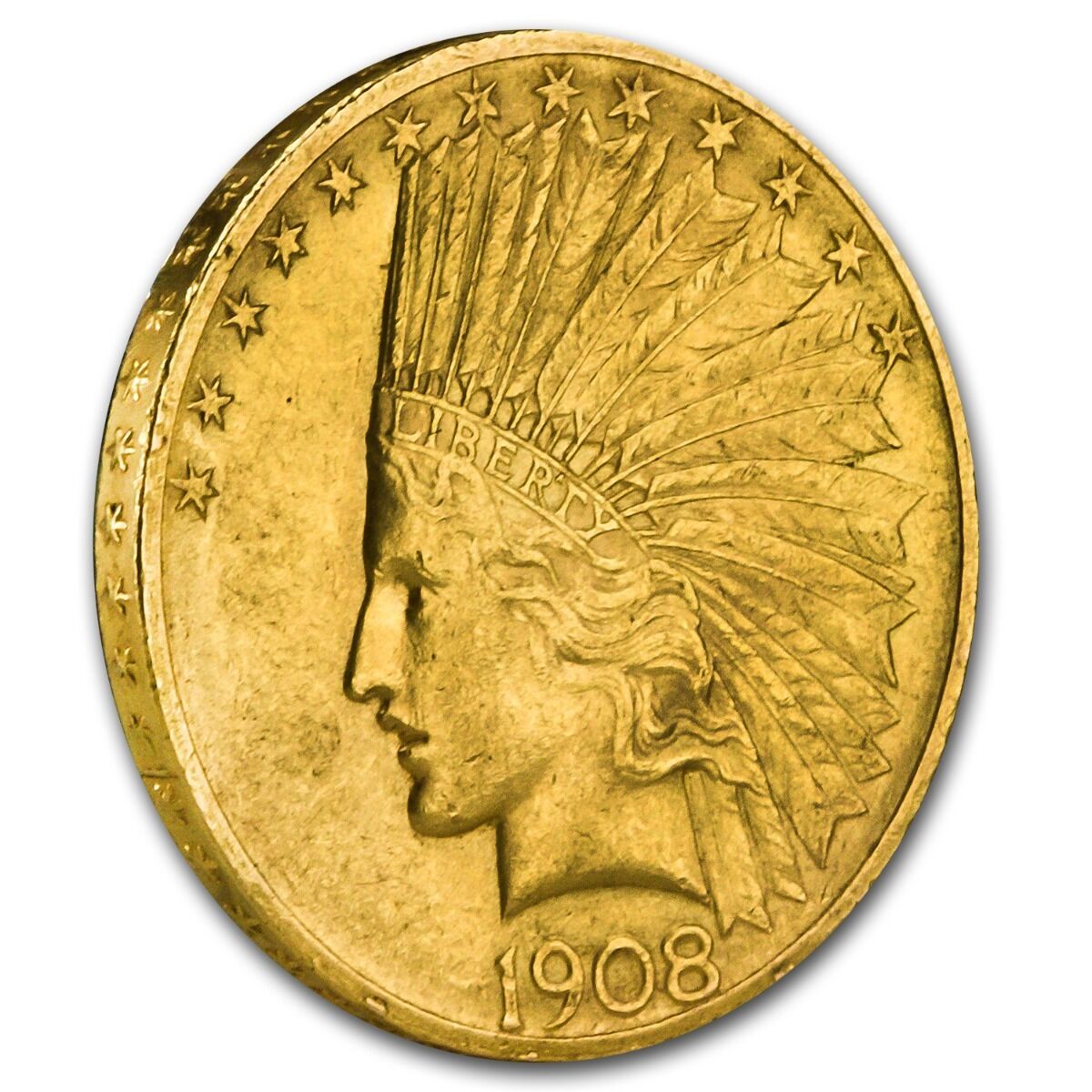 $10 Indian Gold Eagle Pre-33 Gold Coin Random Year Almost Uncirculated