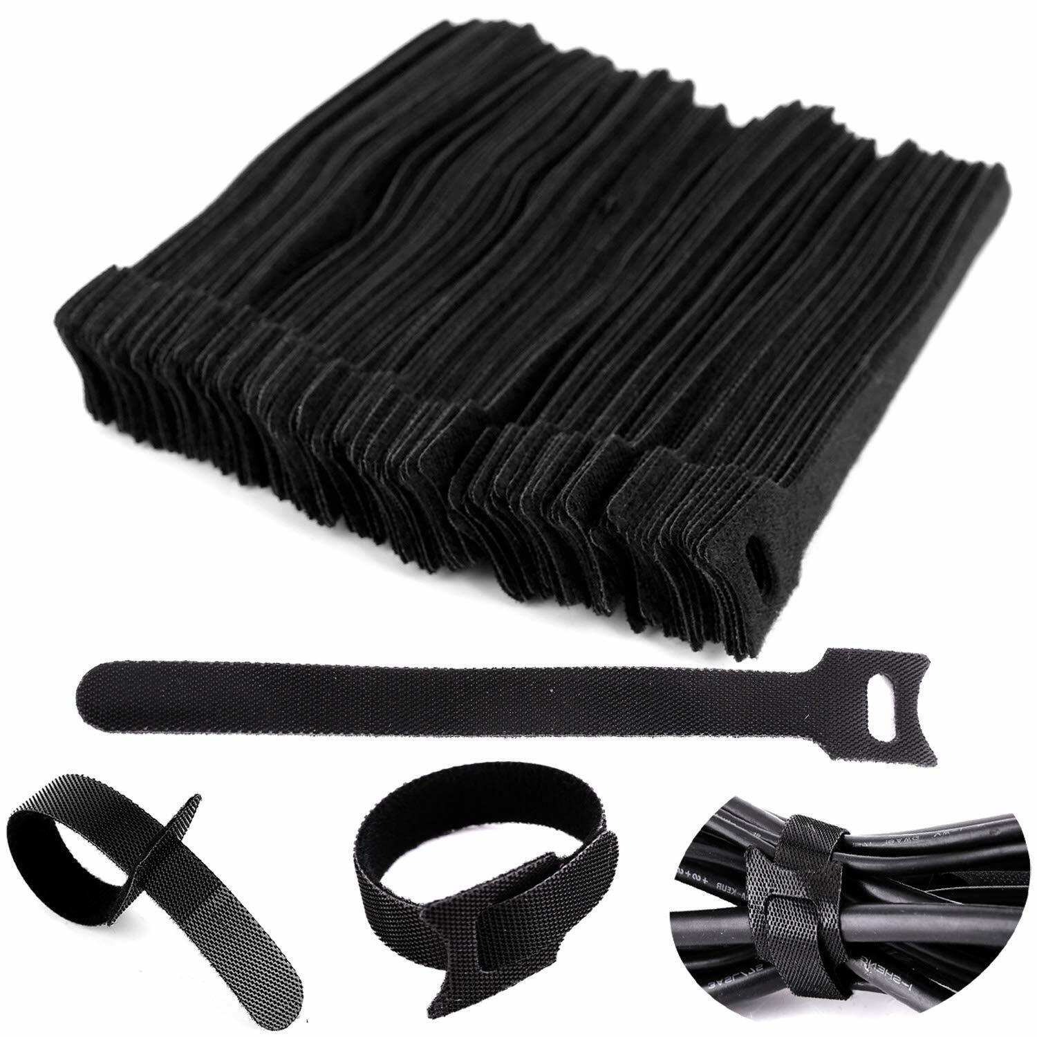 VELCRO Brand ONE-WRAP Thin Ties Cable Cord Organizer Reusable Straps  50 pcs NEW