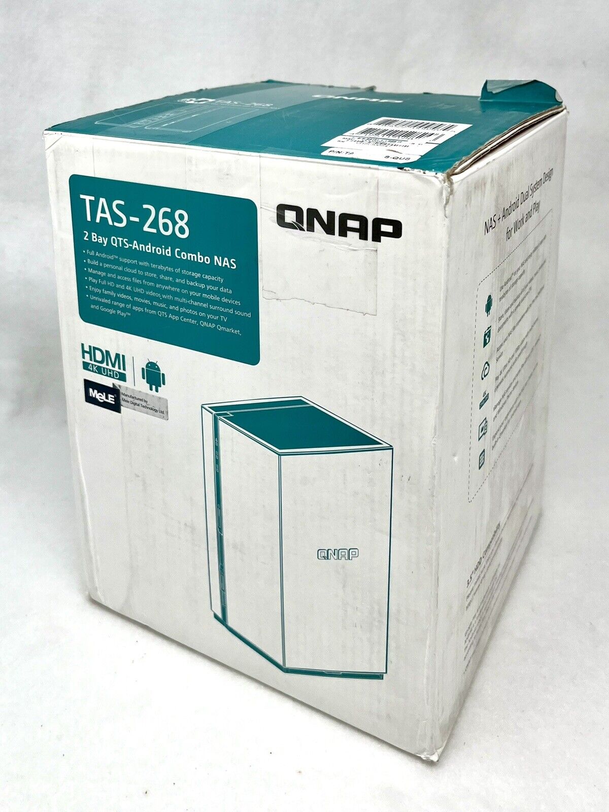 QNAP TAS-268-US-QUS  2 Bay QTS-Android Combo NAS ** OPEN BOX **