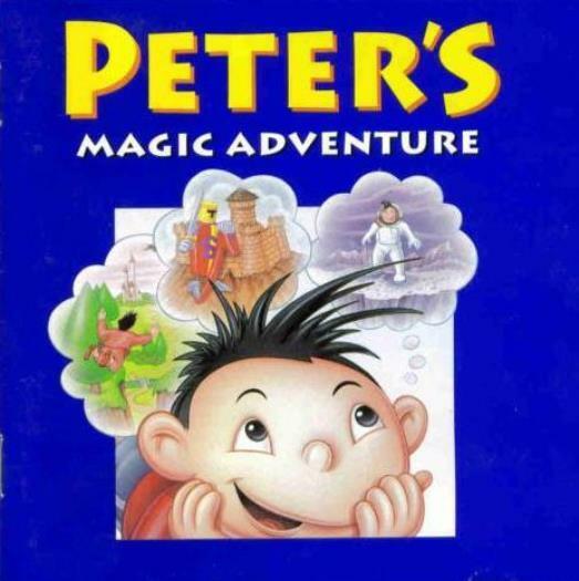 Peter's Magic Adventure PC MAC CD child's explore planets dinosaurs lands game