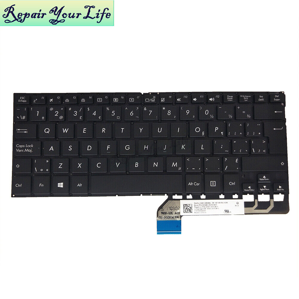 CF Canadian French backlit keyboard ASUS ZenBook UX360 UX360U UX360UA Q324UA