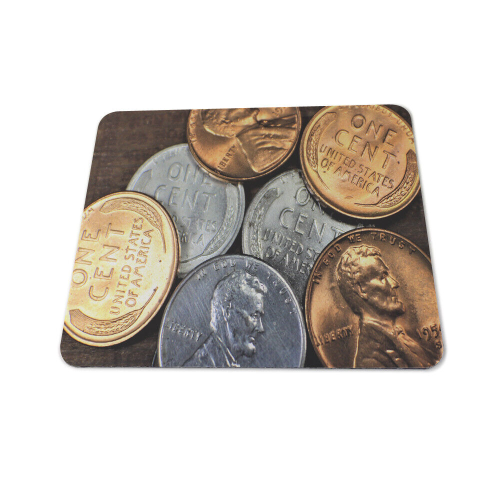 Mouse Pad Coins Wheat Ancient Indian head MousePad BU UNC ms 70 coin EXCLUSIVE