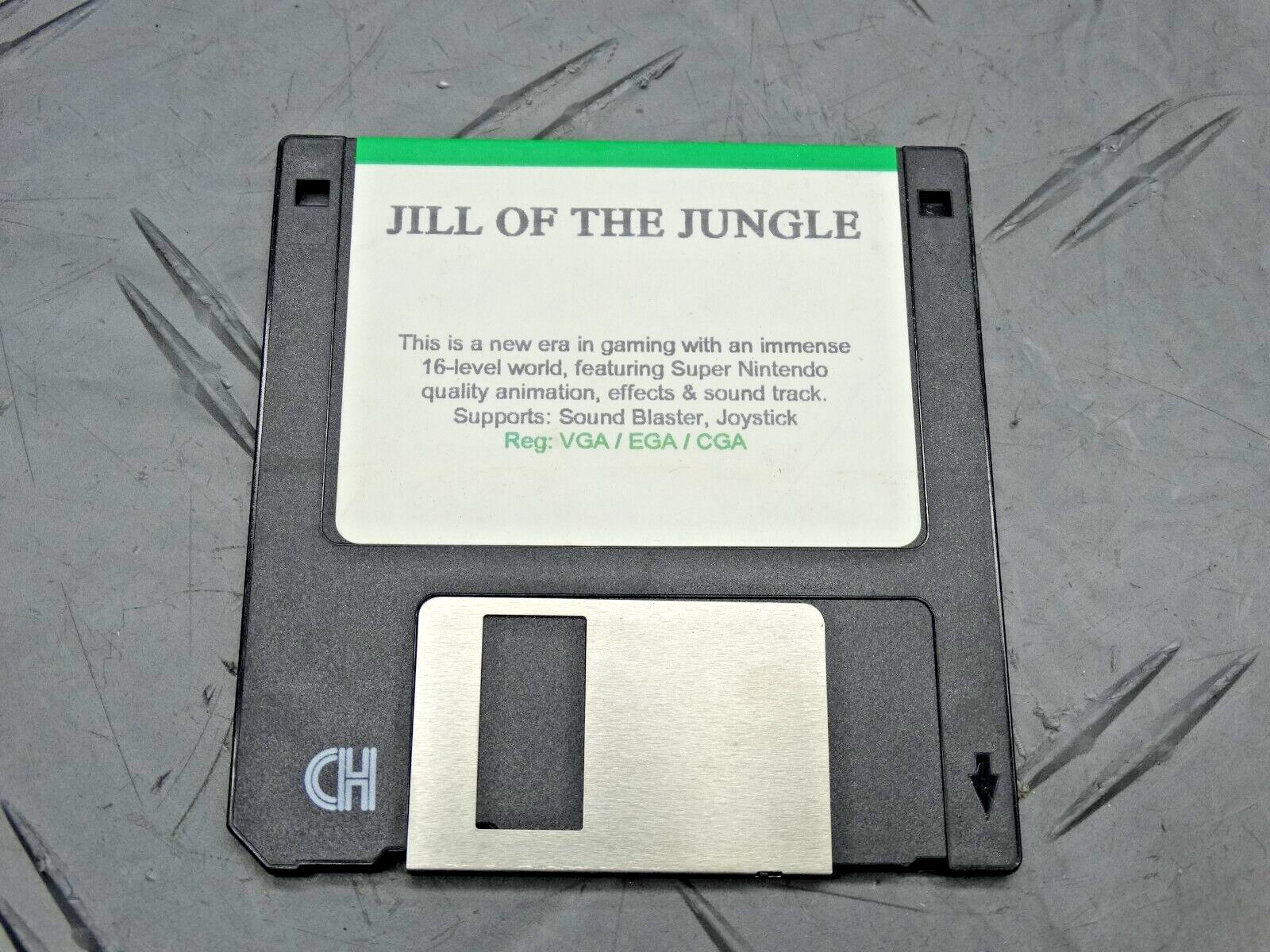 Jill of the Jungle Game  3.5” Floppy Software Vintage