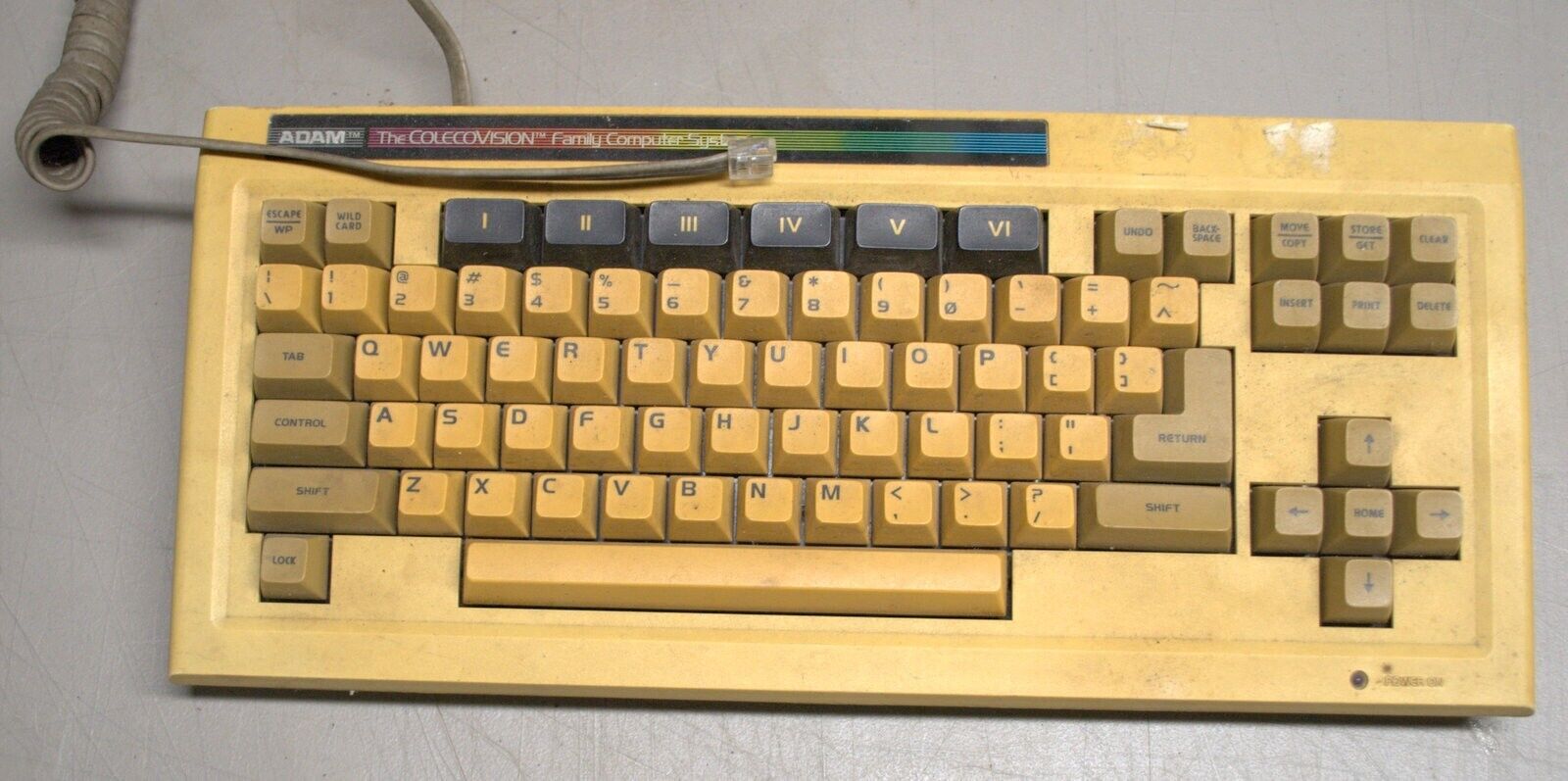 Vintage Coleco Adam  Keyboard