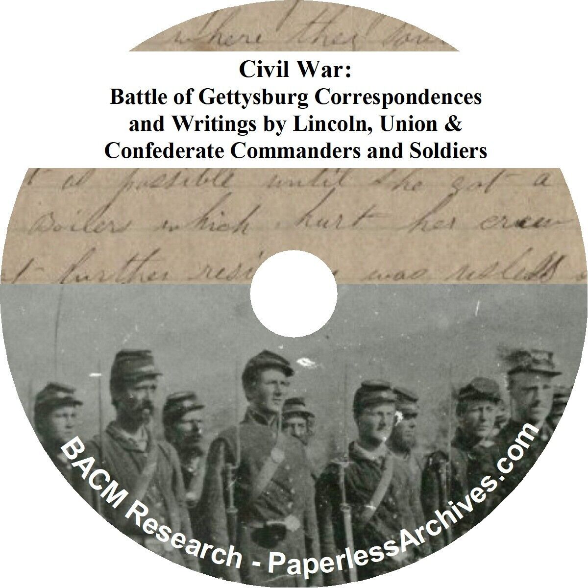 Civil War: Battle of Gettysburg Correspondences and Writings by Lincoln, Union &