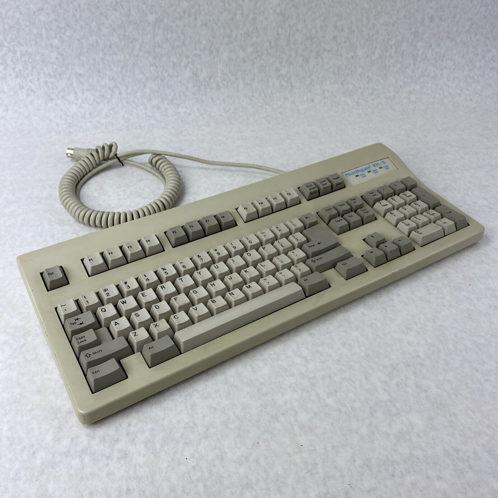 Northgate 101-S Vintage Keyboard White - Tested