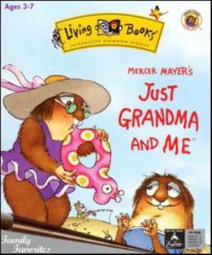 Mercer Mayer's Just Grandma & Me PC CD kid story about spending family time game