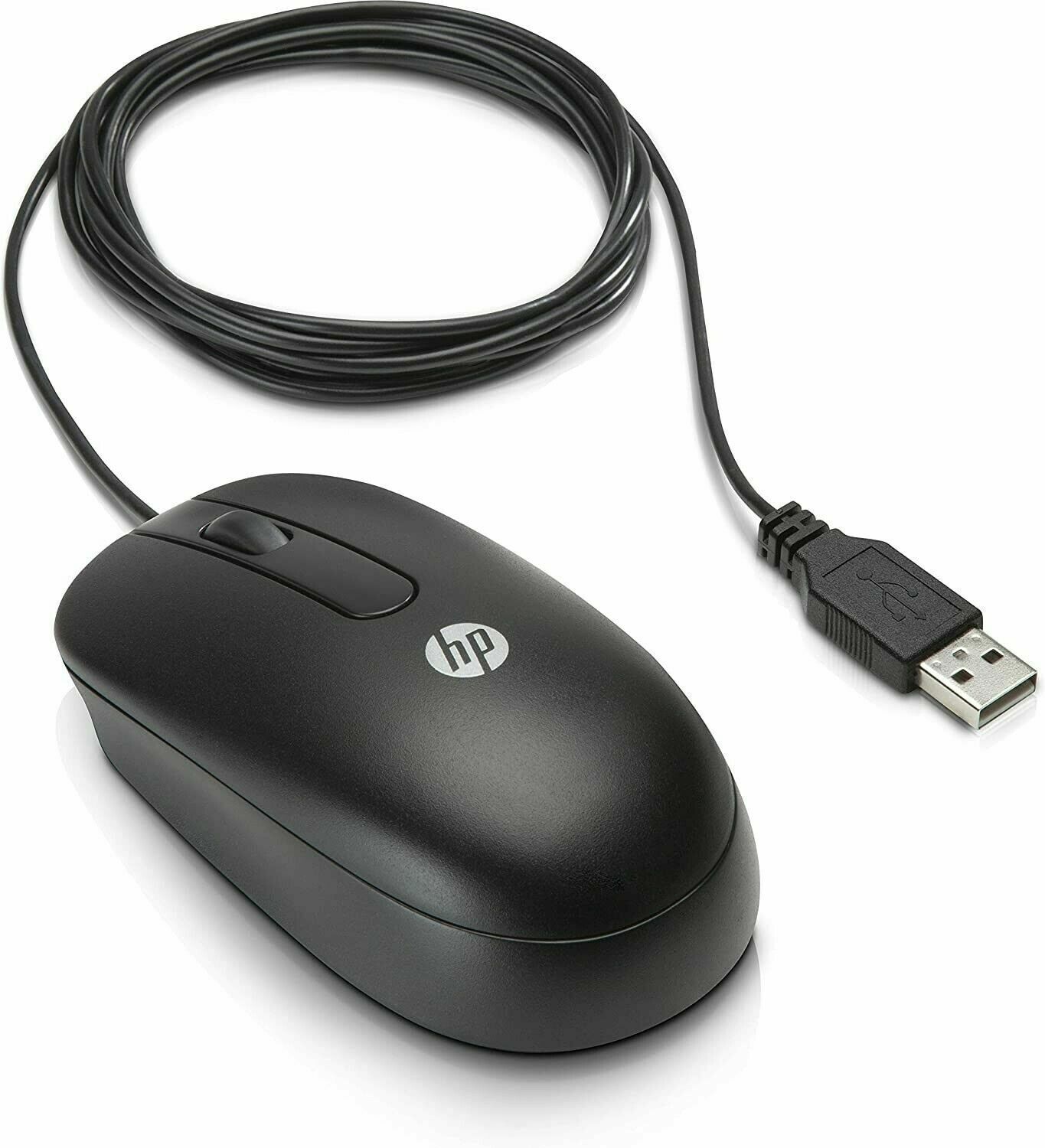 NEW Original HP Wired USB Optical DPI: 800 Mouse Black - QY777AA 