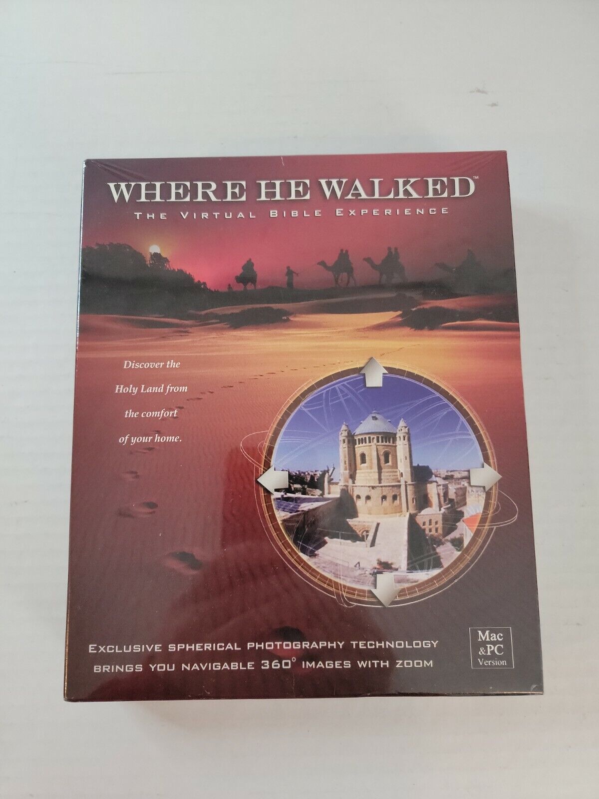 Where He Walked The Virtual Bible Experience (MAC/PC CD-ROM) Religious Holy Land