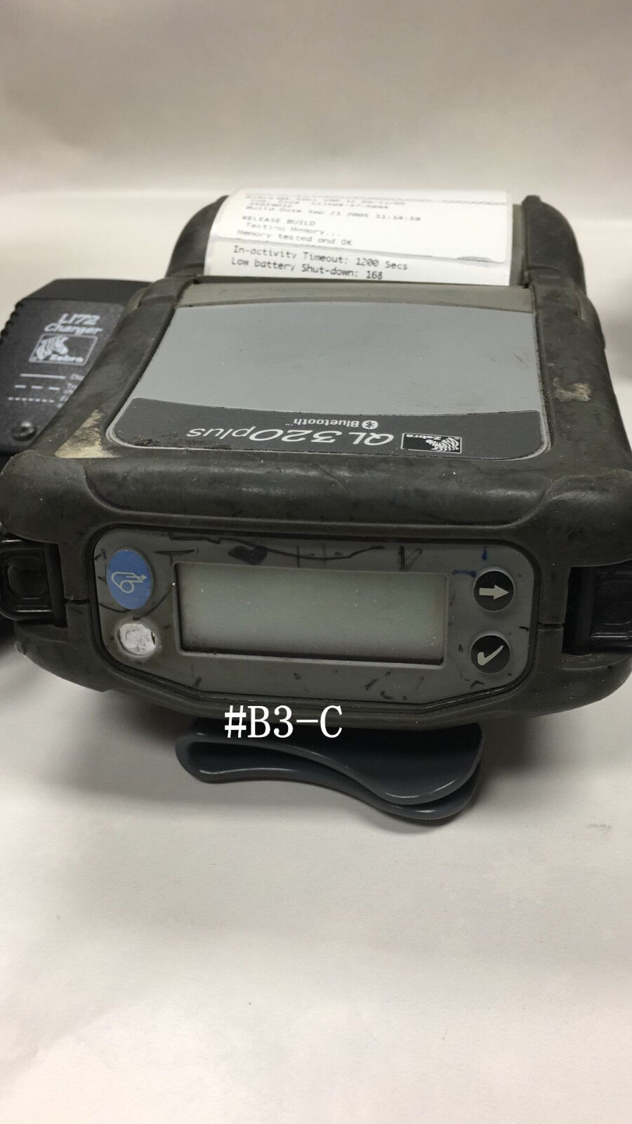 Zebra QL320 PLUS Bluetooth Mobile Printer Q3C-LUBA0000-00 , GradeB  #B3-C No PS