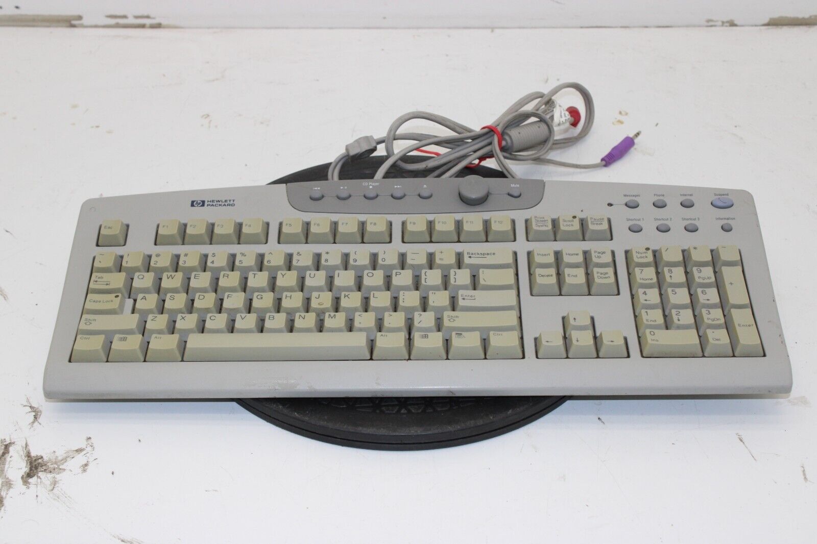 Vintage HP SK-2505 Wired PS/2 Keyboard -Tested Works