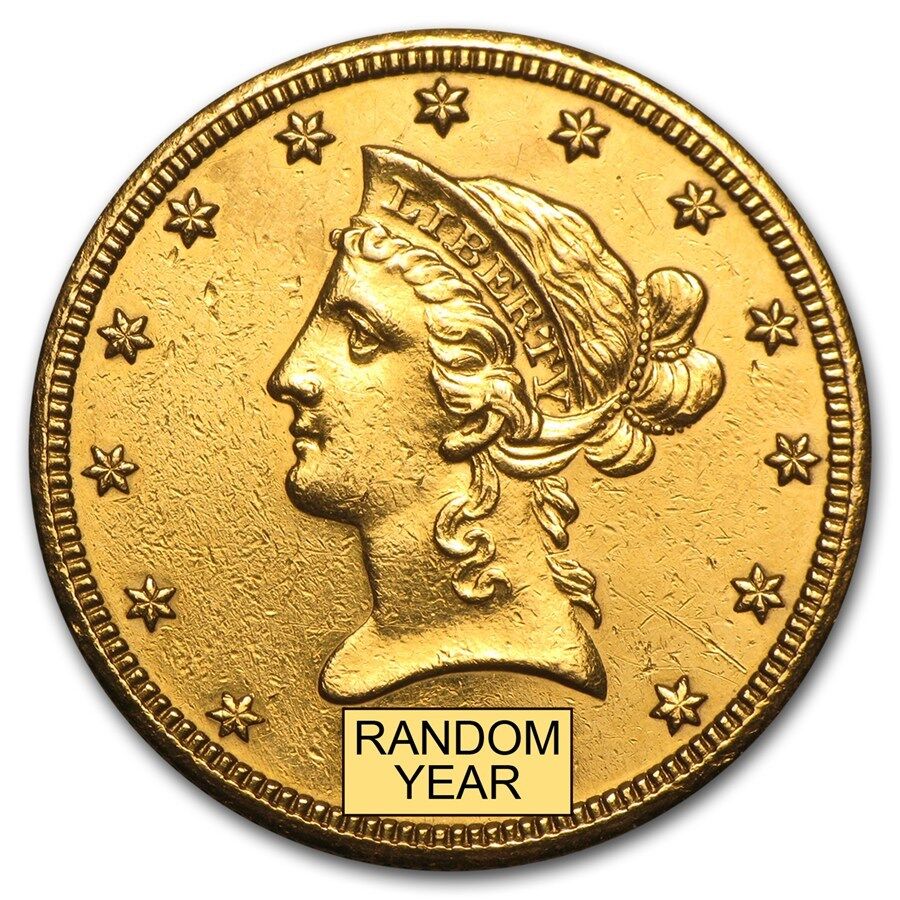 $10 Liberty Gold Eagle (Cleaned) - SKU #156448