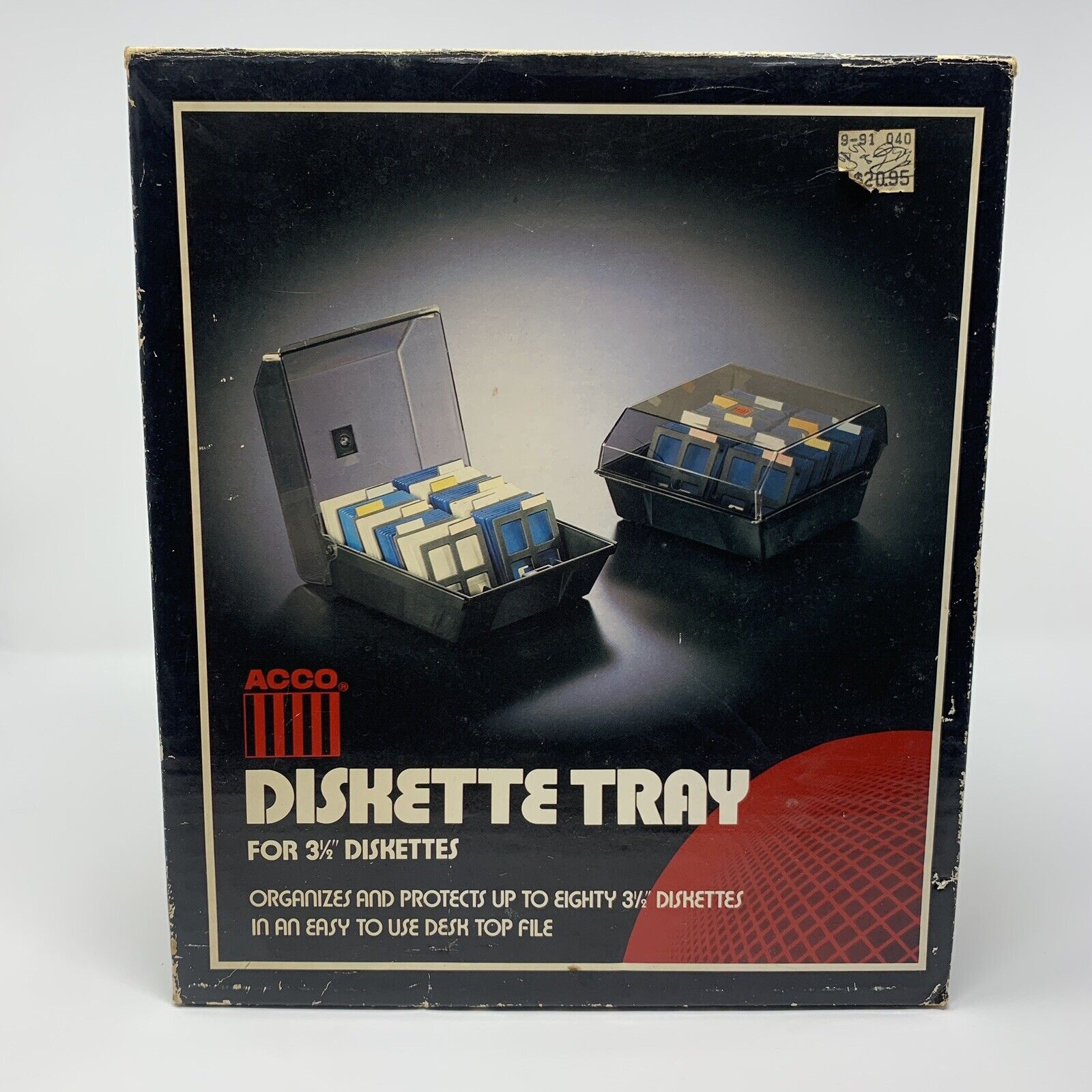 Vtg - Acco - Diskette Tray - 3.5\'\'