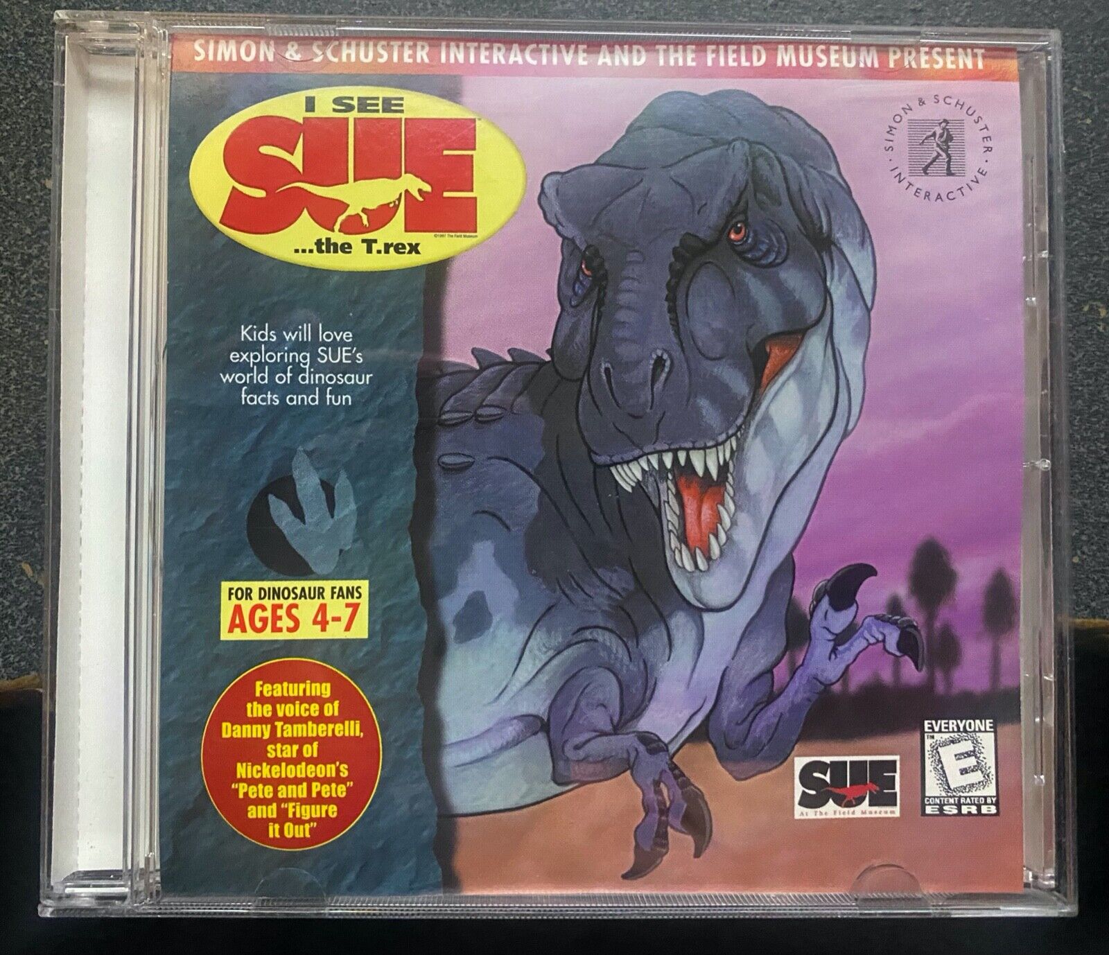 I See Sue The T-Rex PC CD ROM Dinosaur Fossil Educational Game, Windows / Mac