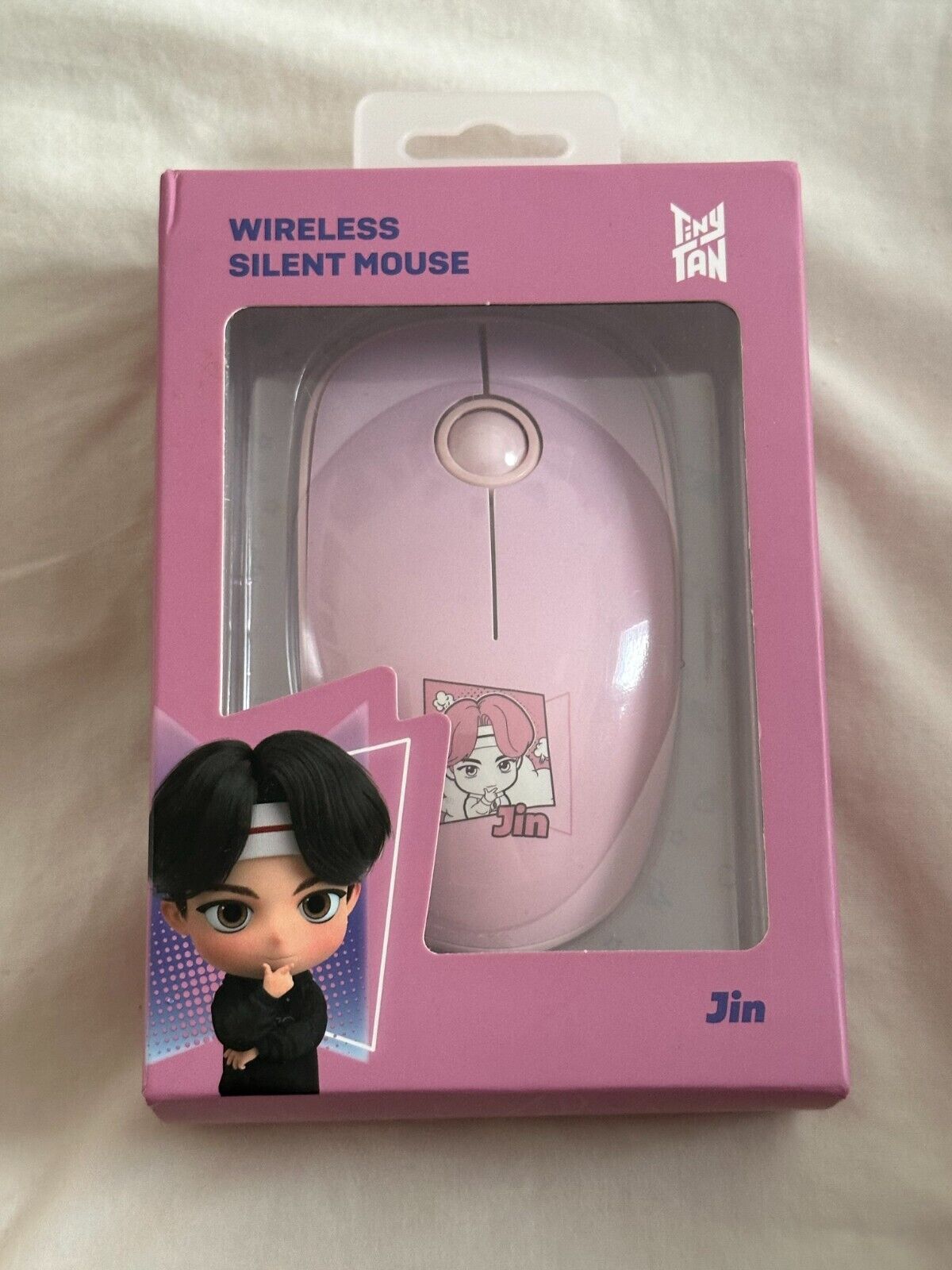 Brand New BTS TinyTAN Magic Door Wireless Silent Mouse (Jin) 