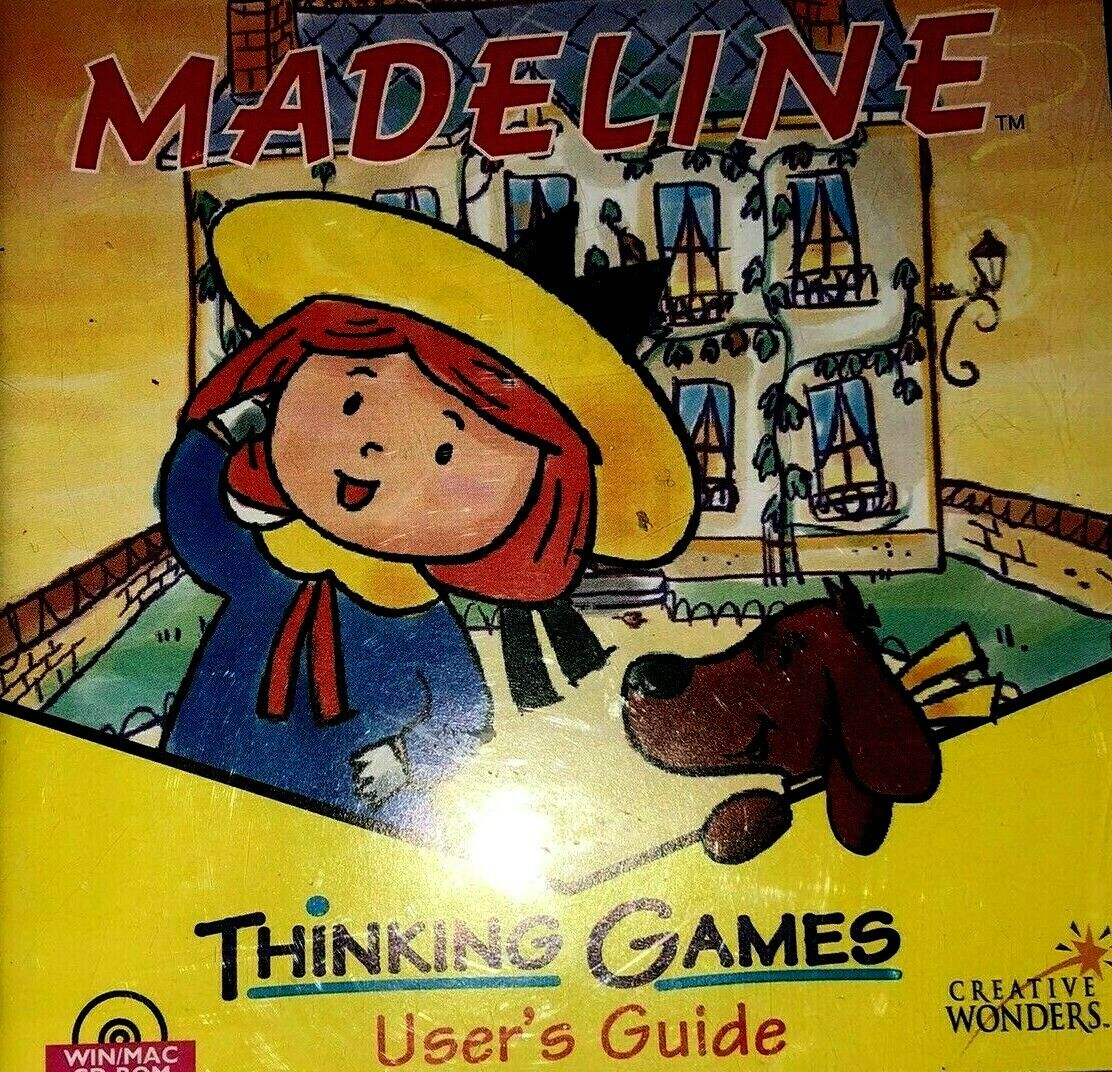 The Learning Company Madeline Thinking Games for PC, Mac DISC ONLY #R66