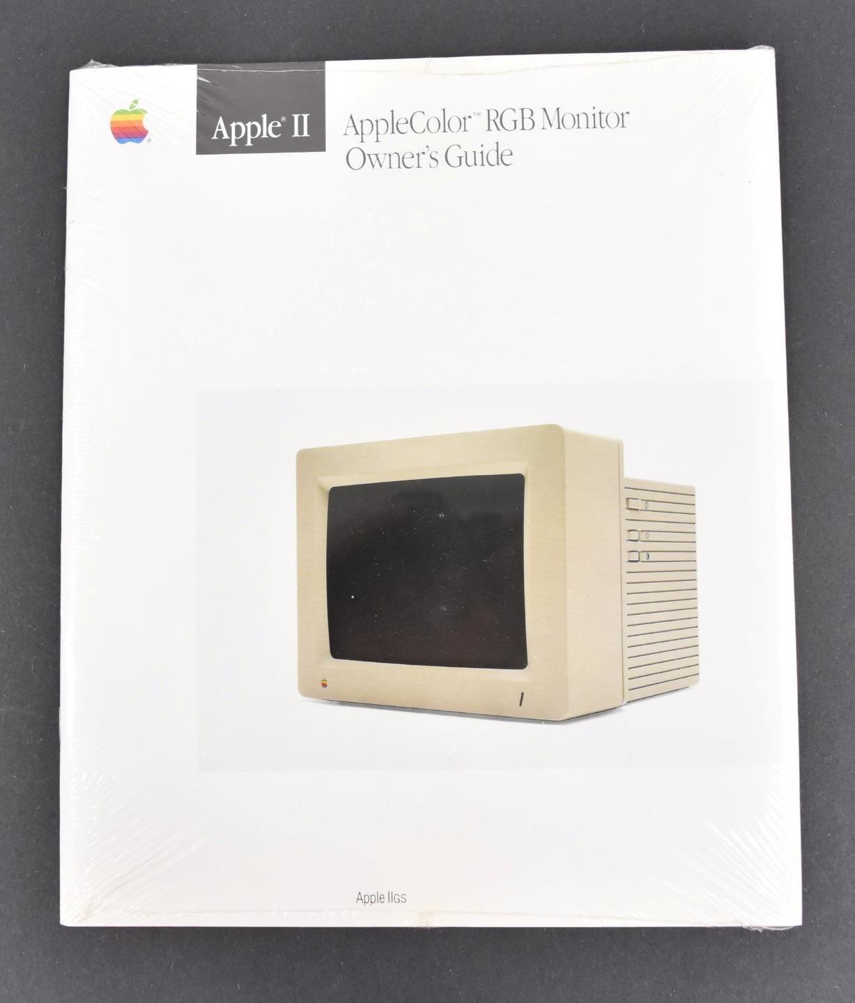 Vintage Apple II AppleColor RGB Monitor Owner\'s Guide  030-3106-B