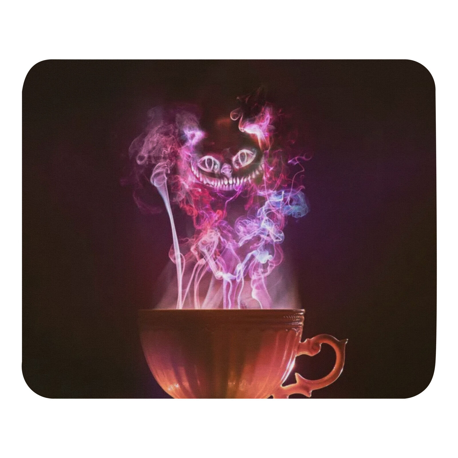 Cheshire Cat Smoke Mouse pad -Alice in Wonderland - Mad Tea Party