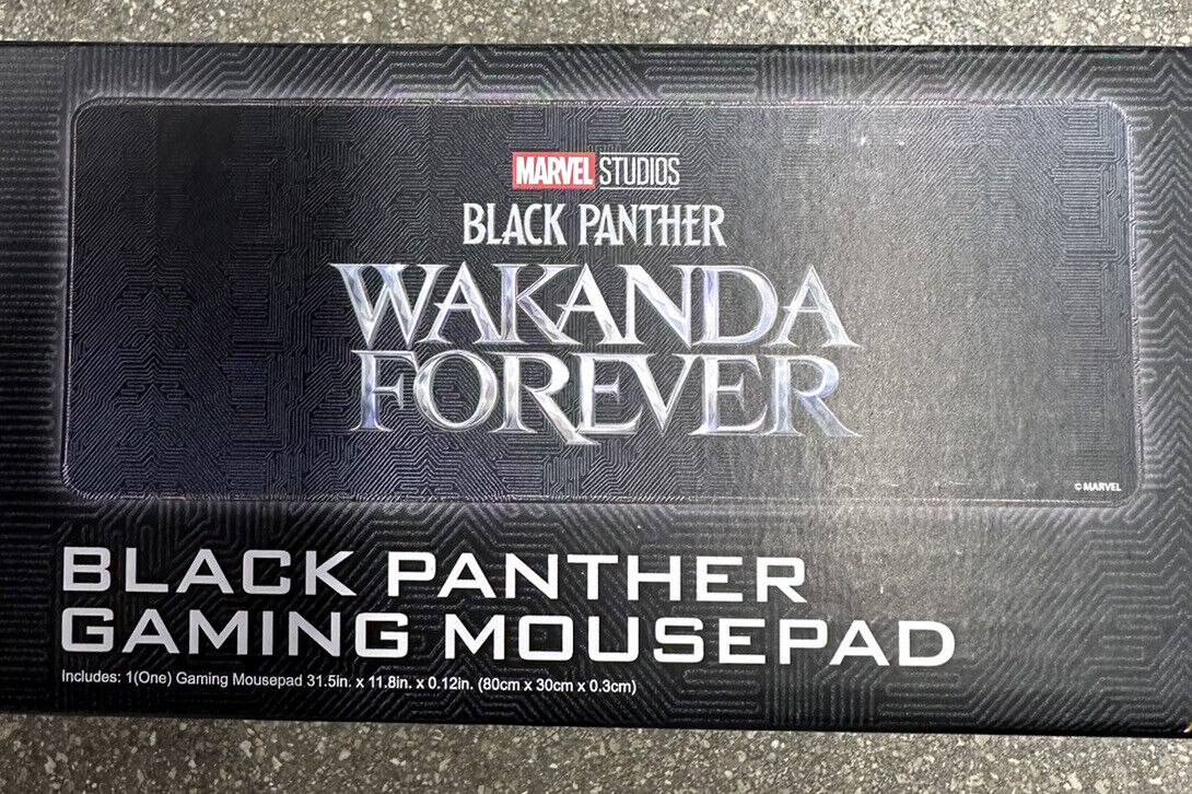 Marvel Black Panther Anti-Slip Mouse Pad Computer Gaming Keyboard Desk PC Mat
