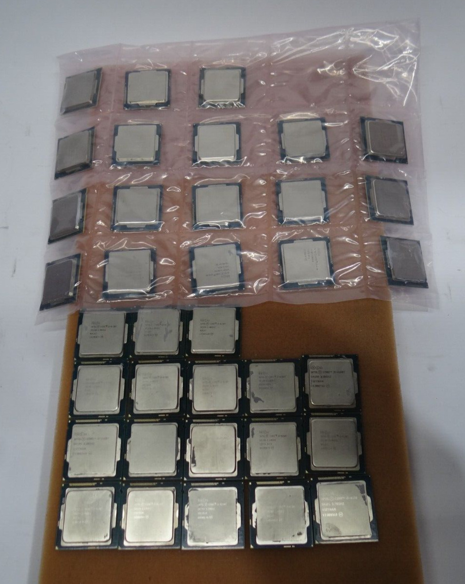 Lot of 36 Intel Core i3 4th Generation LGA1150 Processor CPU 4130 4150 4160 4170