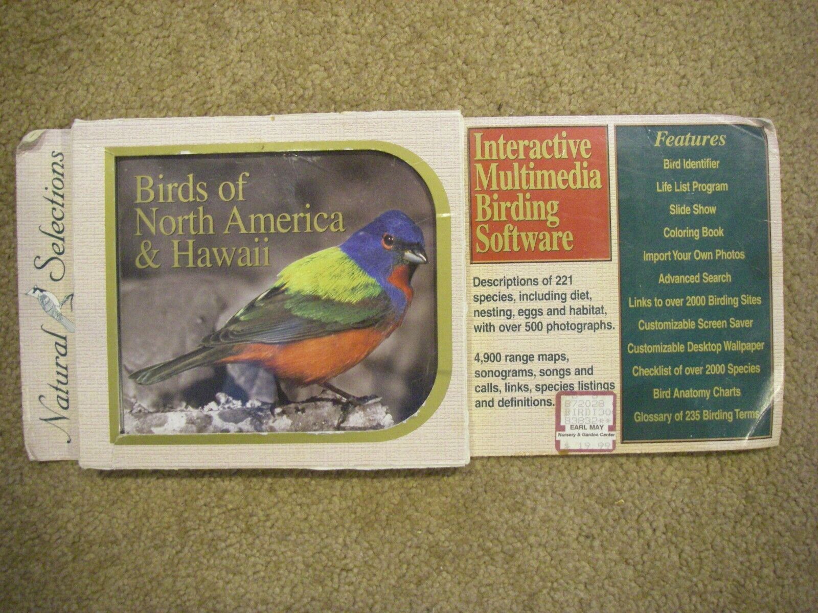 Vintage Natural Selections Birds Of North America & Hawaii Cd 
