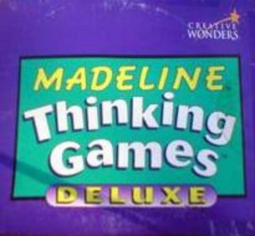 Madeline Thinking Games Deluxe PC CD learn words practice spelling letters game