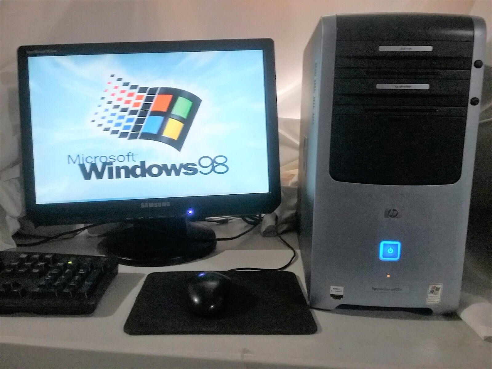 Dual Boot 98 SE / XP RETRO GAMING DOS Deluxe Computer PC Athlon XP 3200+ FX5200