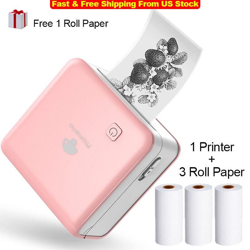 Phomemo 300dpi Pocket Phone Printer- M02 Pro Mini Photo Wireless Thermal Printer