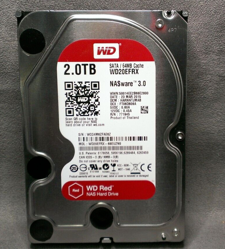 Western Digital WD Red 2TB SATA NASware 3.5\