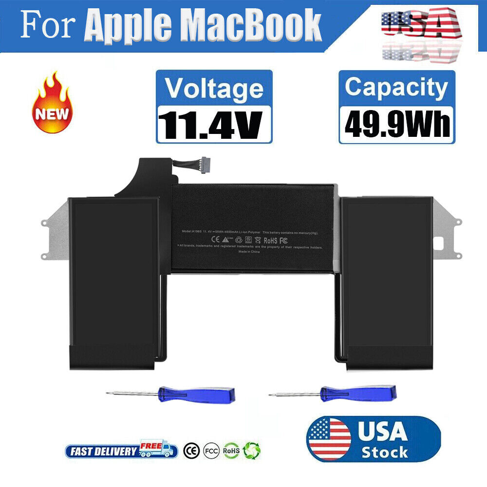 A1965 A1932 A2179 Battery For MacBook Air 13 Inch Retina Early 2018 2019 2020 