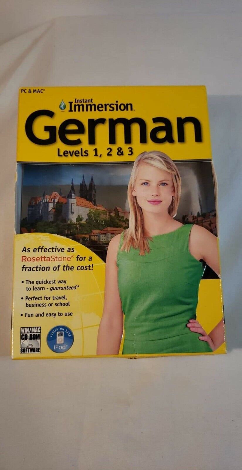 Learn German Fast  Instant Immersion 10 CDs - language course Levels 1-3