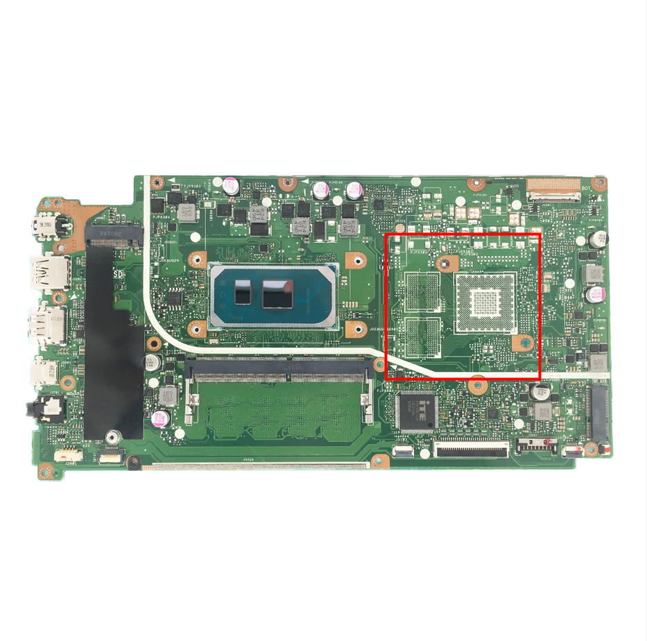 For Asus VivoBook X712JA V5000J X512JA Motherboard I3 I5 I7 10th Gen CPU 4GB 8GB