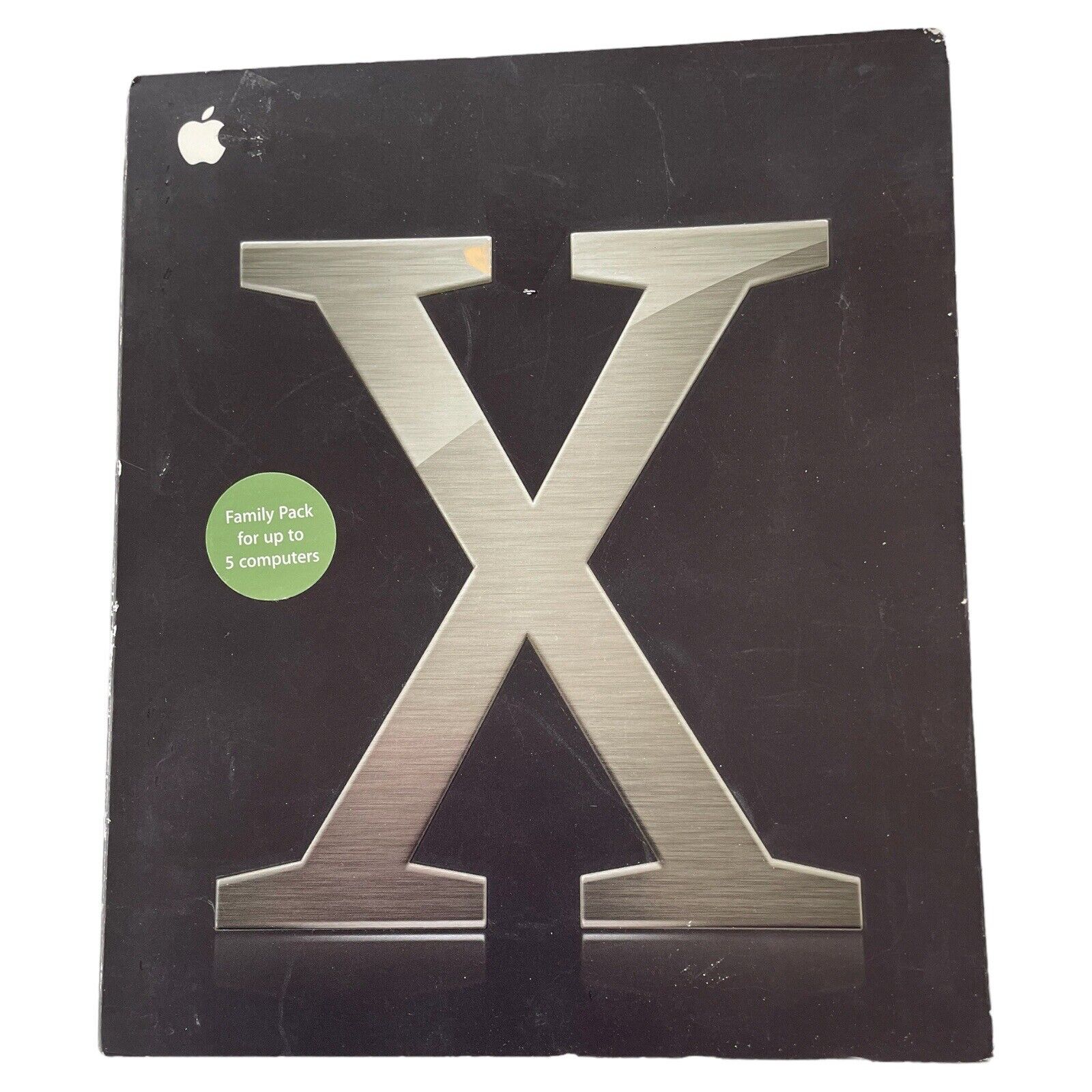 Vintage Apple Macintosh Mac OS X 10.3 Panther Software - Install Set In Big Box