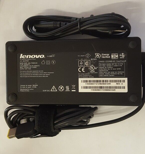 LENOVO 02DL136 20V 8.5A 170W Genuine Original AC Power Adapter Charger
