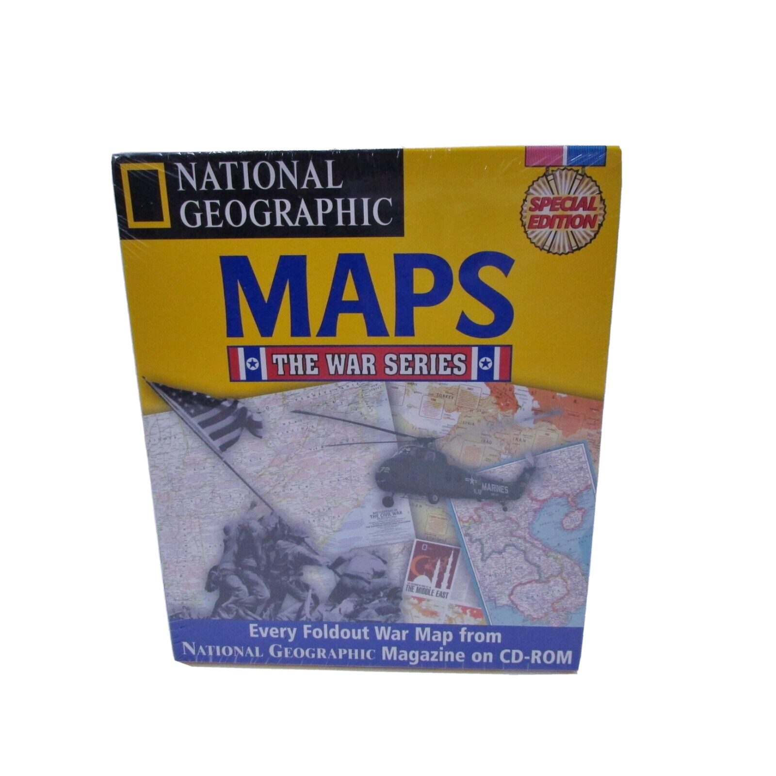 National Geographic Maps The War Series Special Edition PC CD-ROM New Sealed