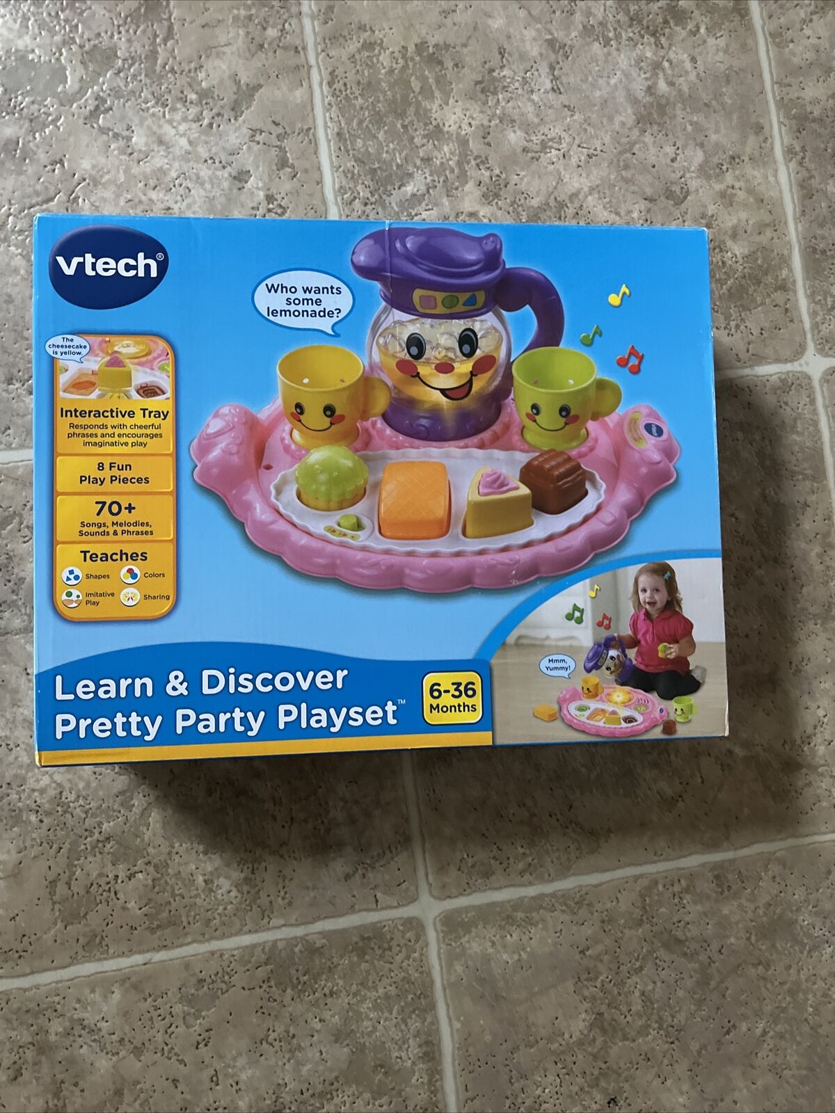 VTech Learn & Discover Pretty Tea Party Children's Girl Boy Toy Playset  NEW
