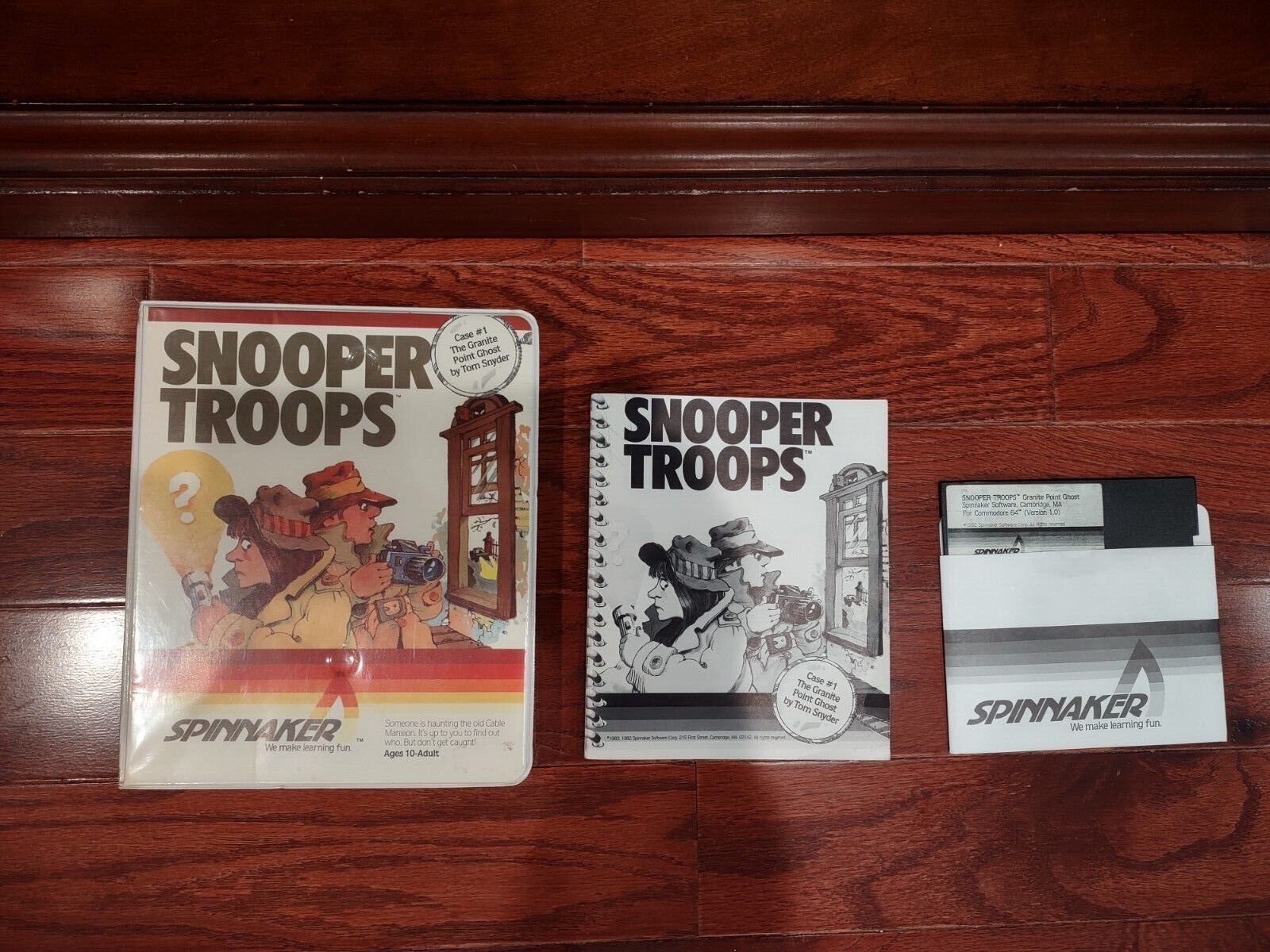 Spinnaker Snooper Troops Game for Commodore 64 on 5,25 Disk